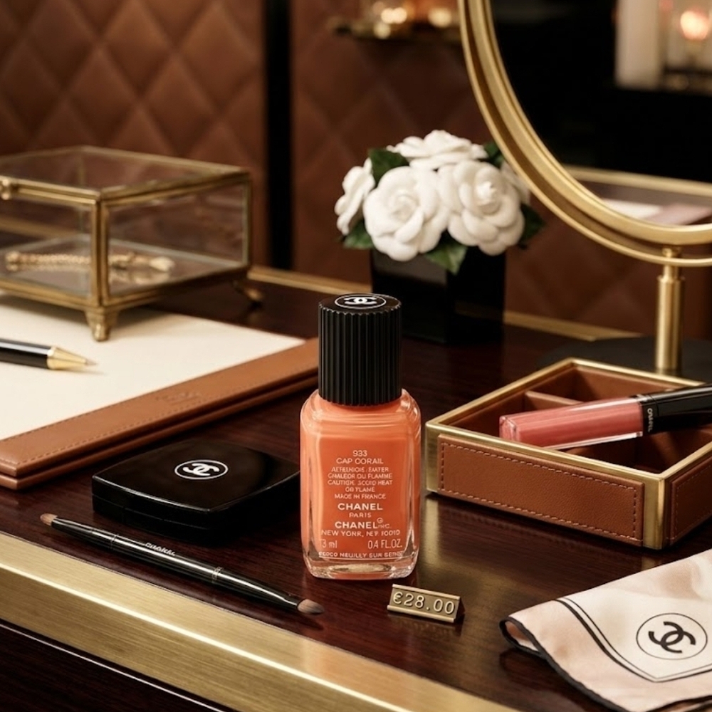 CHANEL Coral Nail Polish